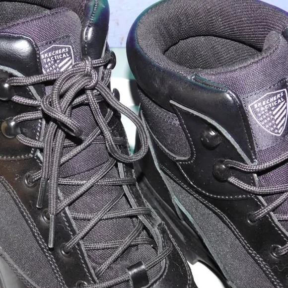 Skechers Black Men's Boots - Picture 4 of 6